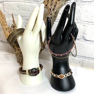 8 pc Boho Bohemian Bracelet Lot - Bangles Wraps and more